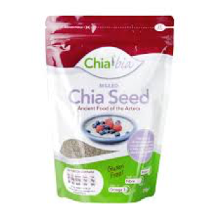 A packet of chia seeds