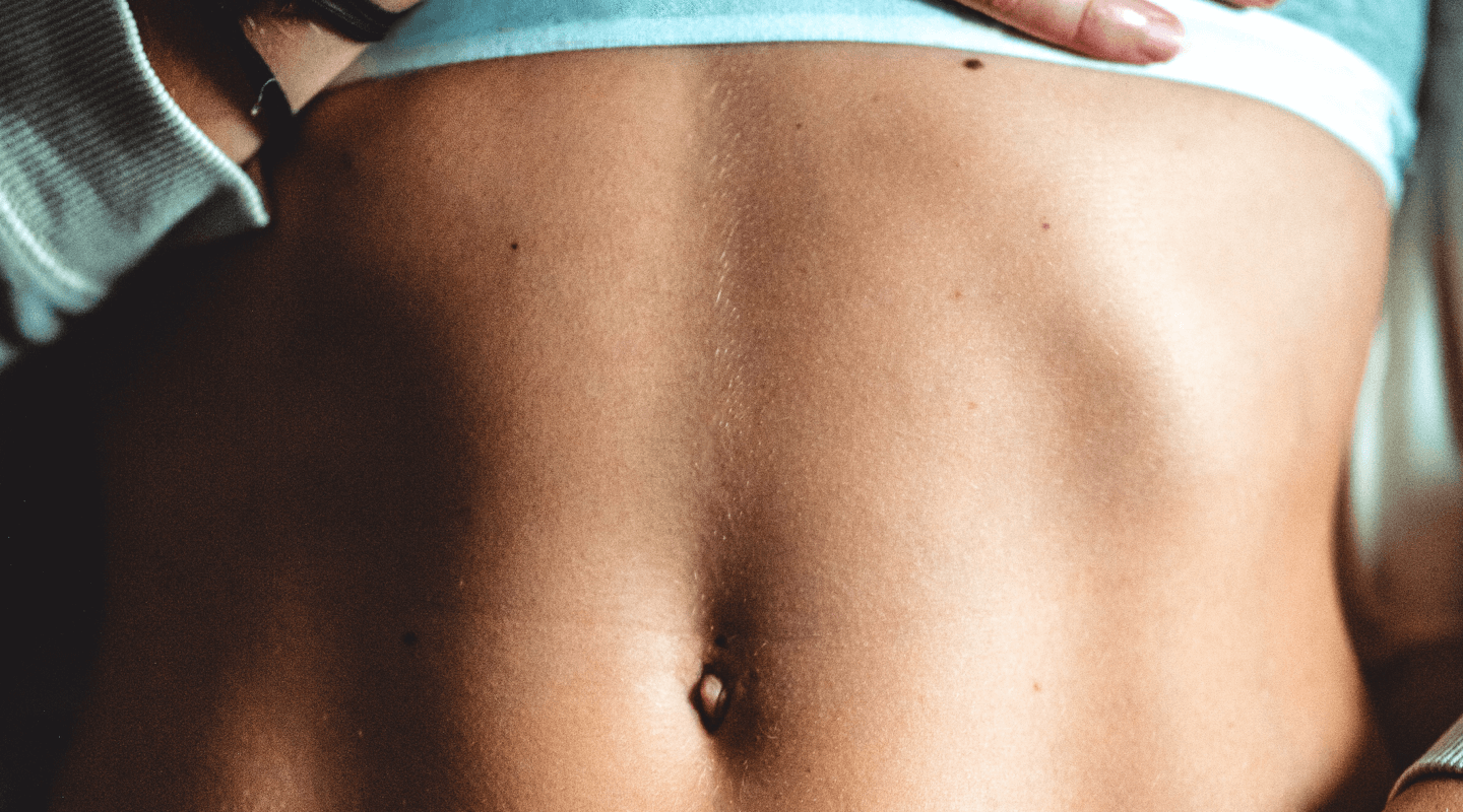 A woman's stomach