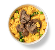 SUPER EGGS WITH SAUTEED MUSHROOMS By PURE